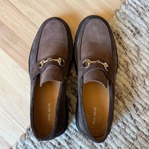 Marc Nolan Men's Brown Suede Loafers